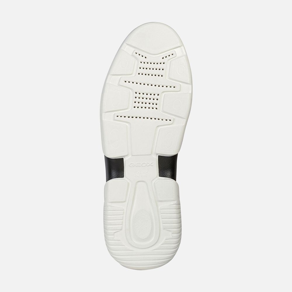 Tenis Geox Homem Pretas/Azuis - Smoother - VTYBL6513